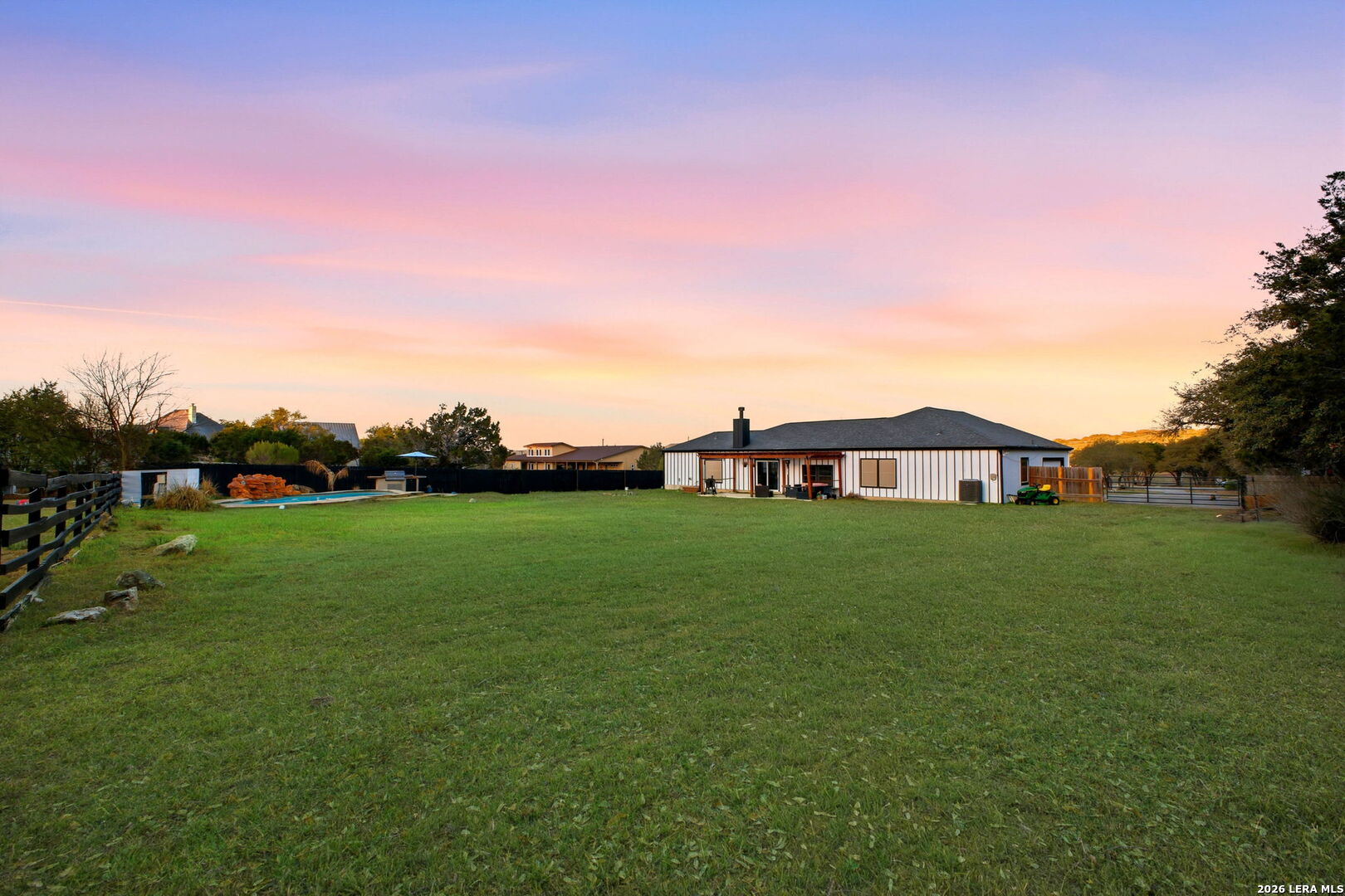 30870 Bridlegate Drive Bulverde, TX 78163 - Photo 32 of 44 a view of a house with a big yard