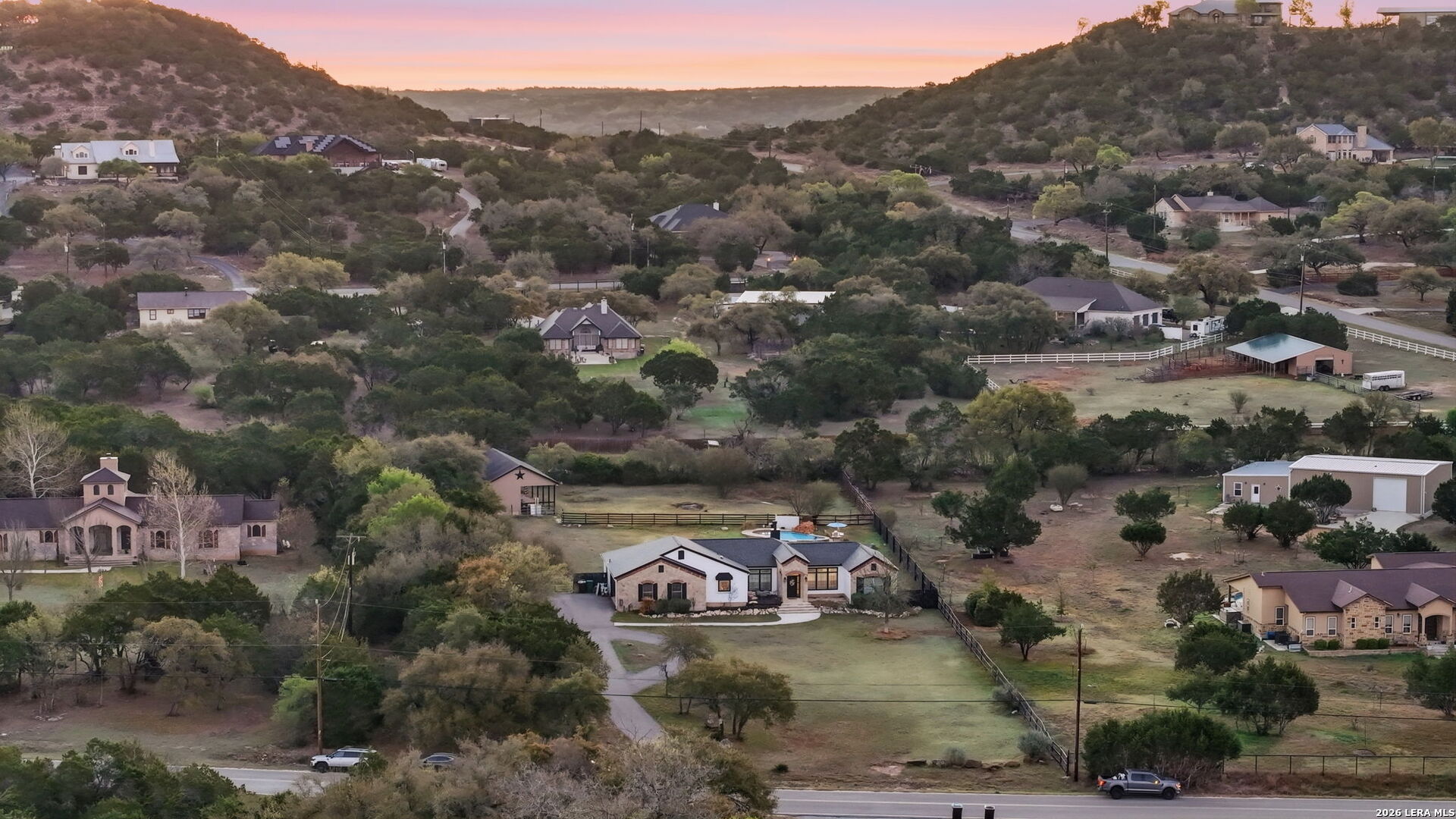 30870 Bridlegate Drive Bulverde, TX 78163 - Photo 43 of 44 an aerial view of a house with a yard