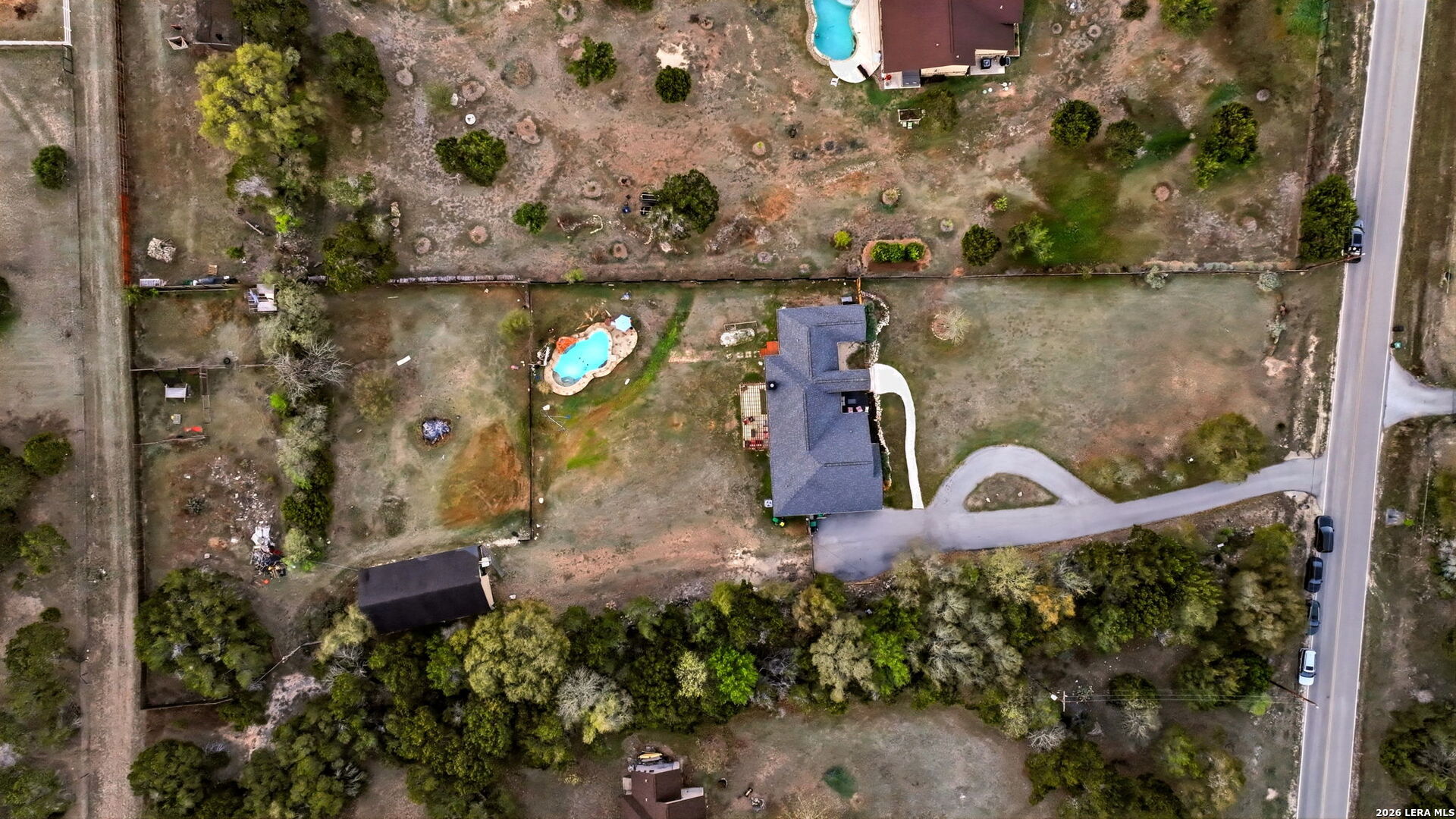 30870 Bridlegate Drive Bulverde, TX 78163 - Photo 44 of 44 an aerial view of a house with a yard