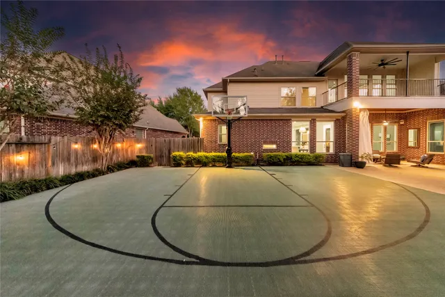 a view of a house with a swimming pool