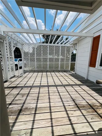 a view of a backyard of a house