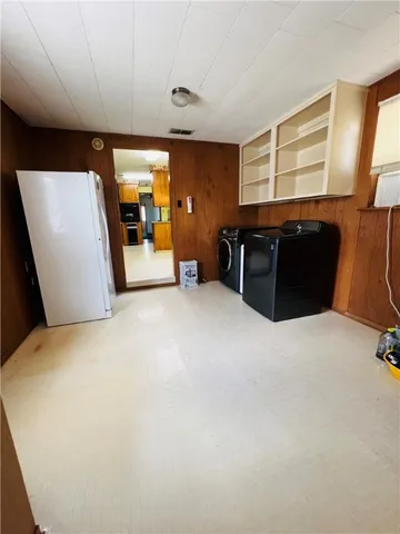 a room with furniture and closet