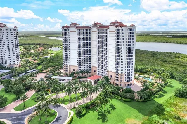 a view of a city with tall buildings