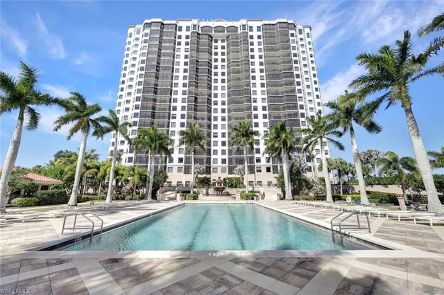 a view of outdoor space yard and tall buildings