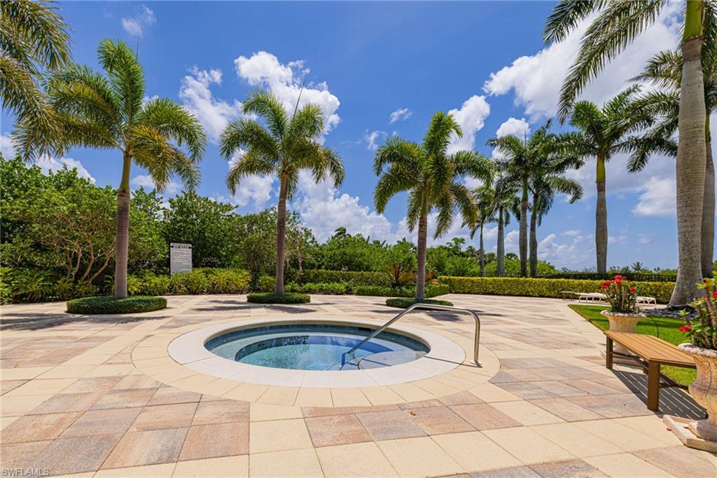 1060 Borghese Lane, Unit 1005 Naples, FL 34114 - Photo 36 of 38 a view of a swimming pool with palm trees