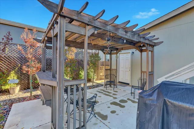 a view of living room filled with furniture