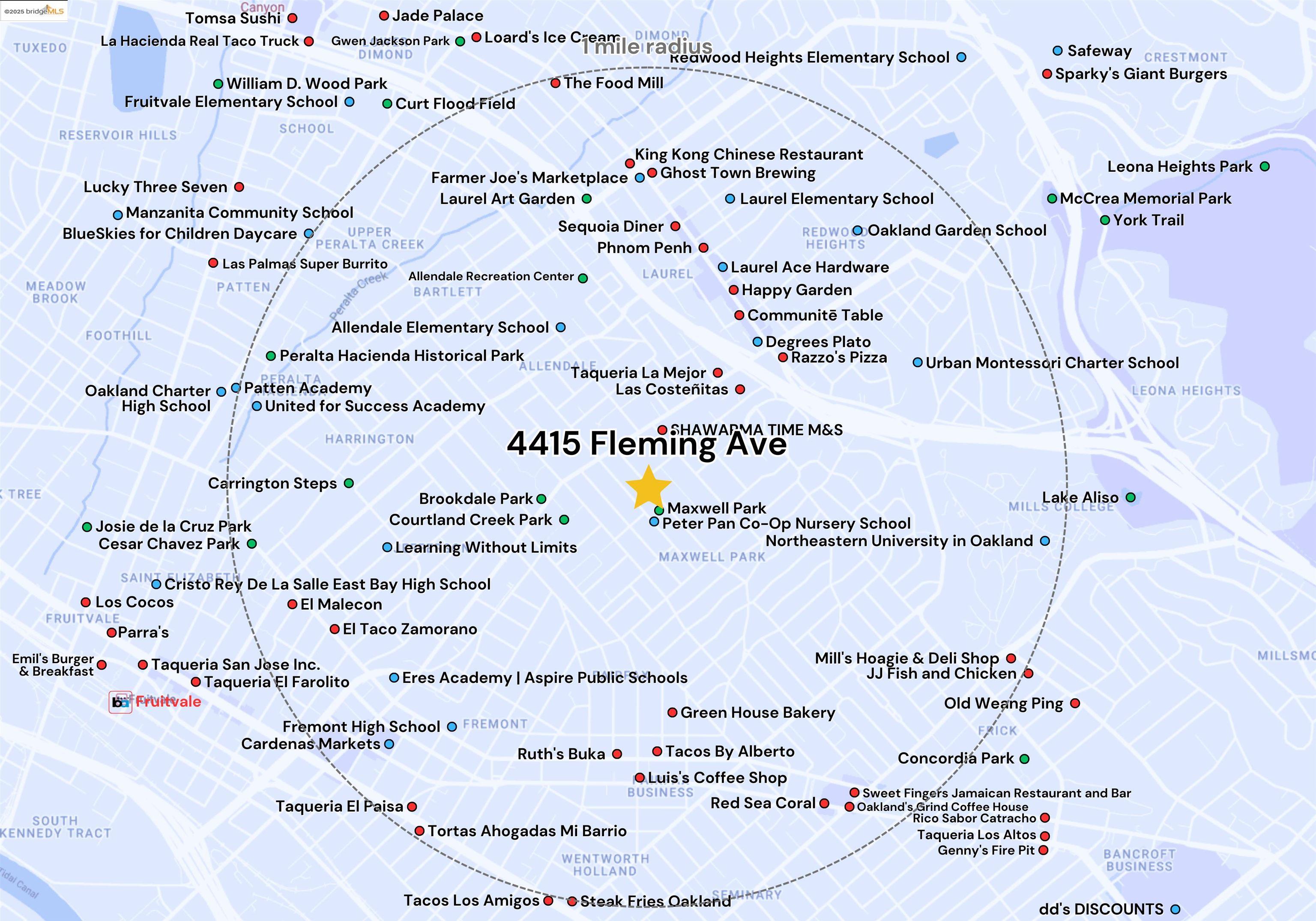 4415 Fleming Avenue Oakland, CA 94619 - Photo 47 of 48 Map / location