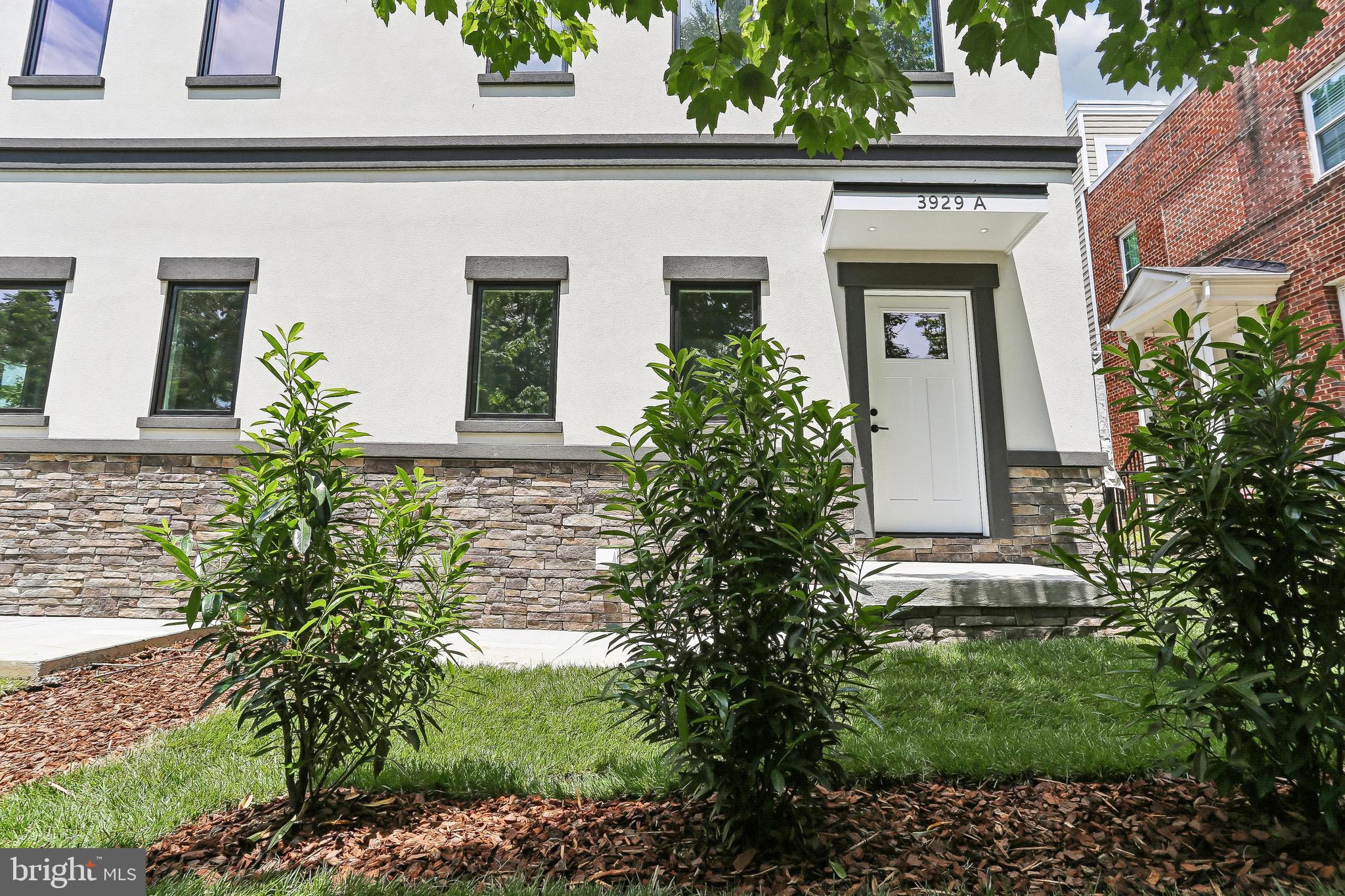 3929 Fulton Street Northwest, Unit A Washington, DC 20007 - Photo 3 of 79 Front Elevation
