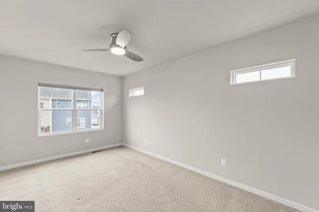a view of a room with a bathroom