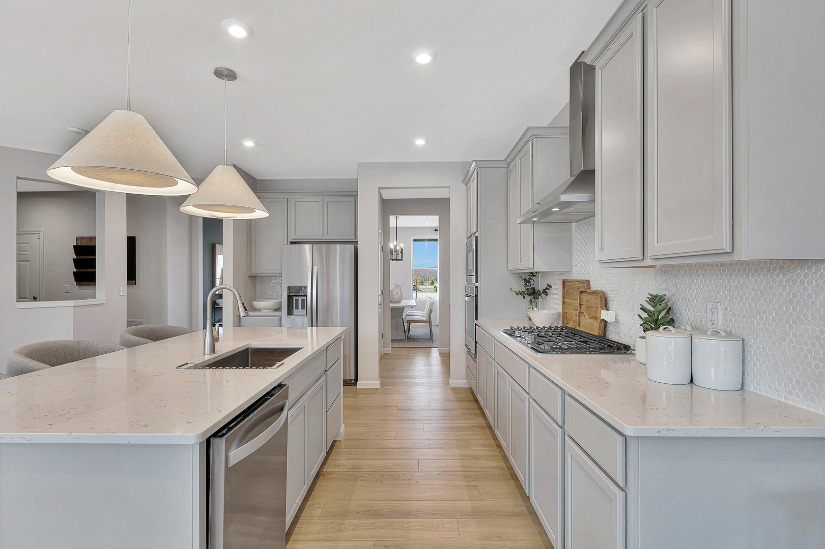 337 Popeck Course Batavia, IL 60510 - Photo 5 of 20 a large kitchen with kitchen island a sink stainless steel appliances and cabinets