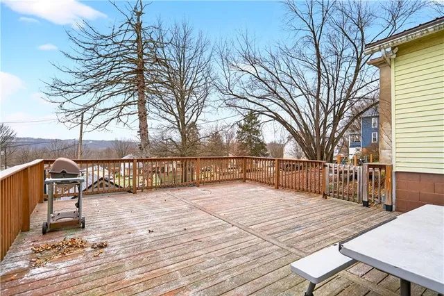 a view of city and mountain