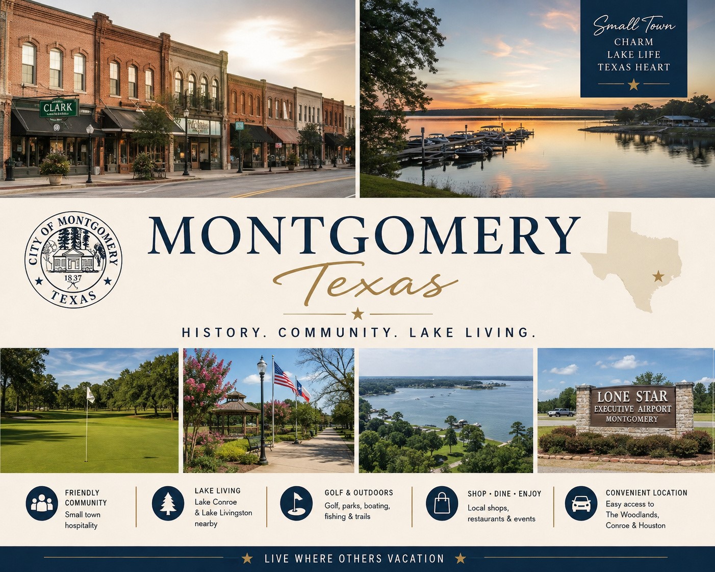 14619 Gingham Road Montgomery, TX 77356 - Photo 5 of 7 A little City Info