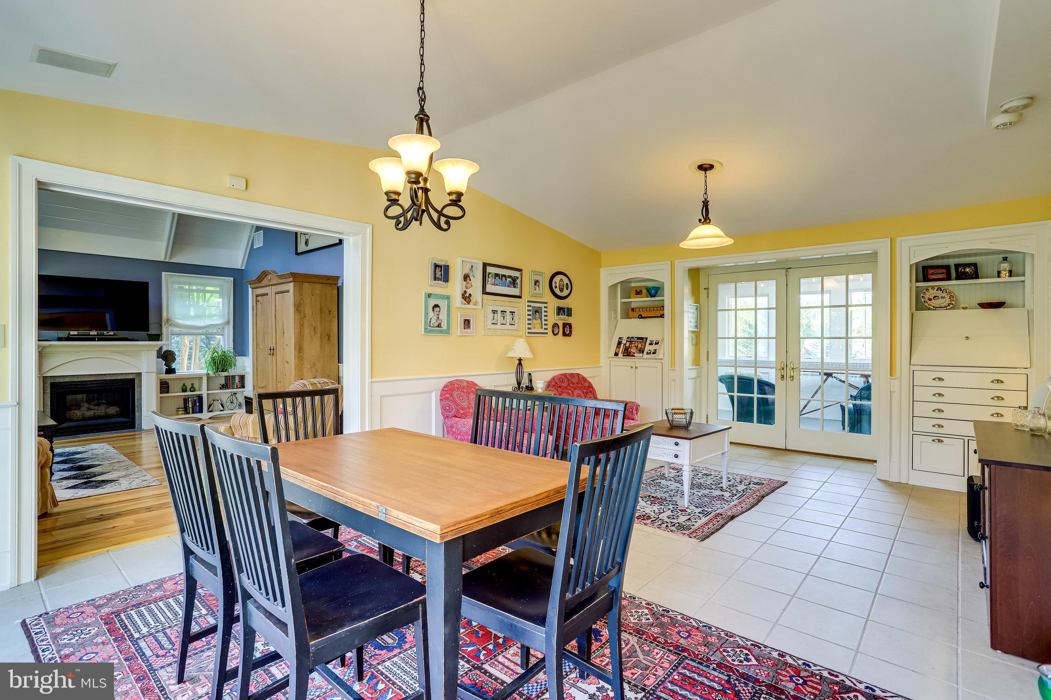 4924 Little Falls Road Arlington, VA 22207 - Photo 22 of 55 Breakfast/Sitting Room with Radiant Heated Floors