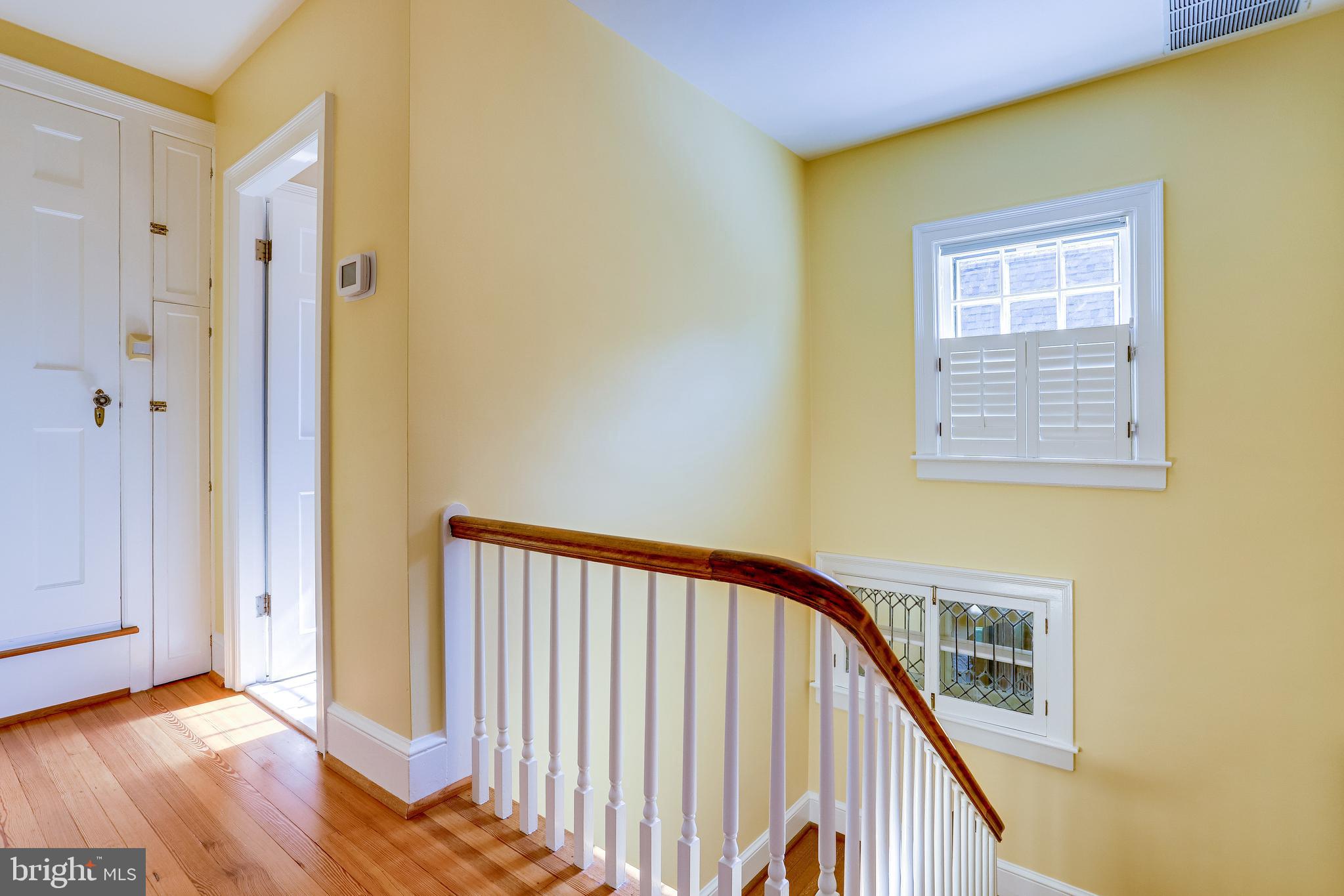 4924 Little Falls Road Arlington, VA 22207 - Photo 28 of 55 Stairway to Upper Level Loaded with Natural Light