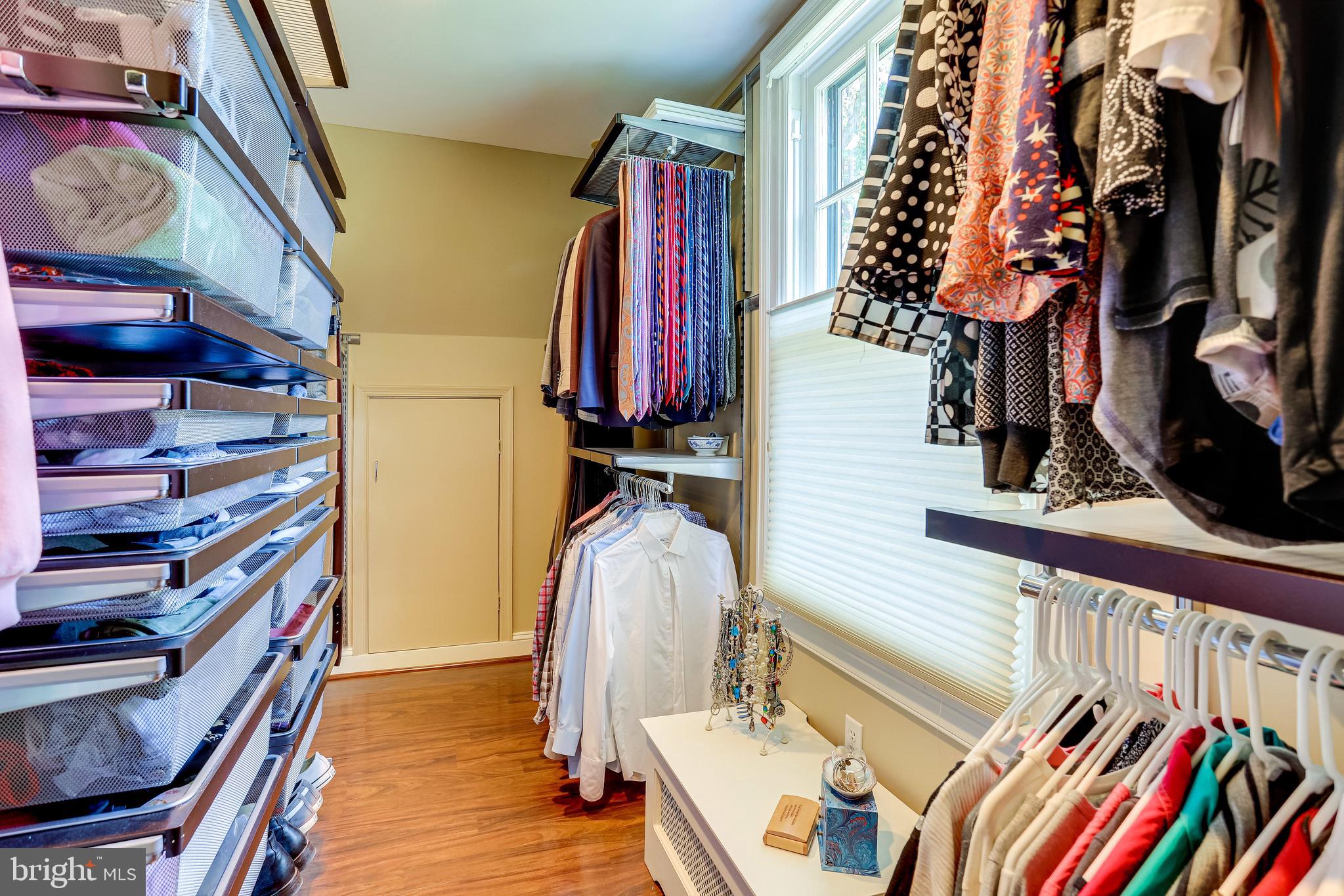 4924 Little Falls Road Arlington, VA 22207 - Photo 35 of 55 Custom Walk-In Closet with Window