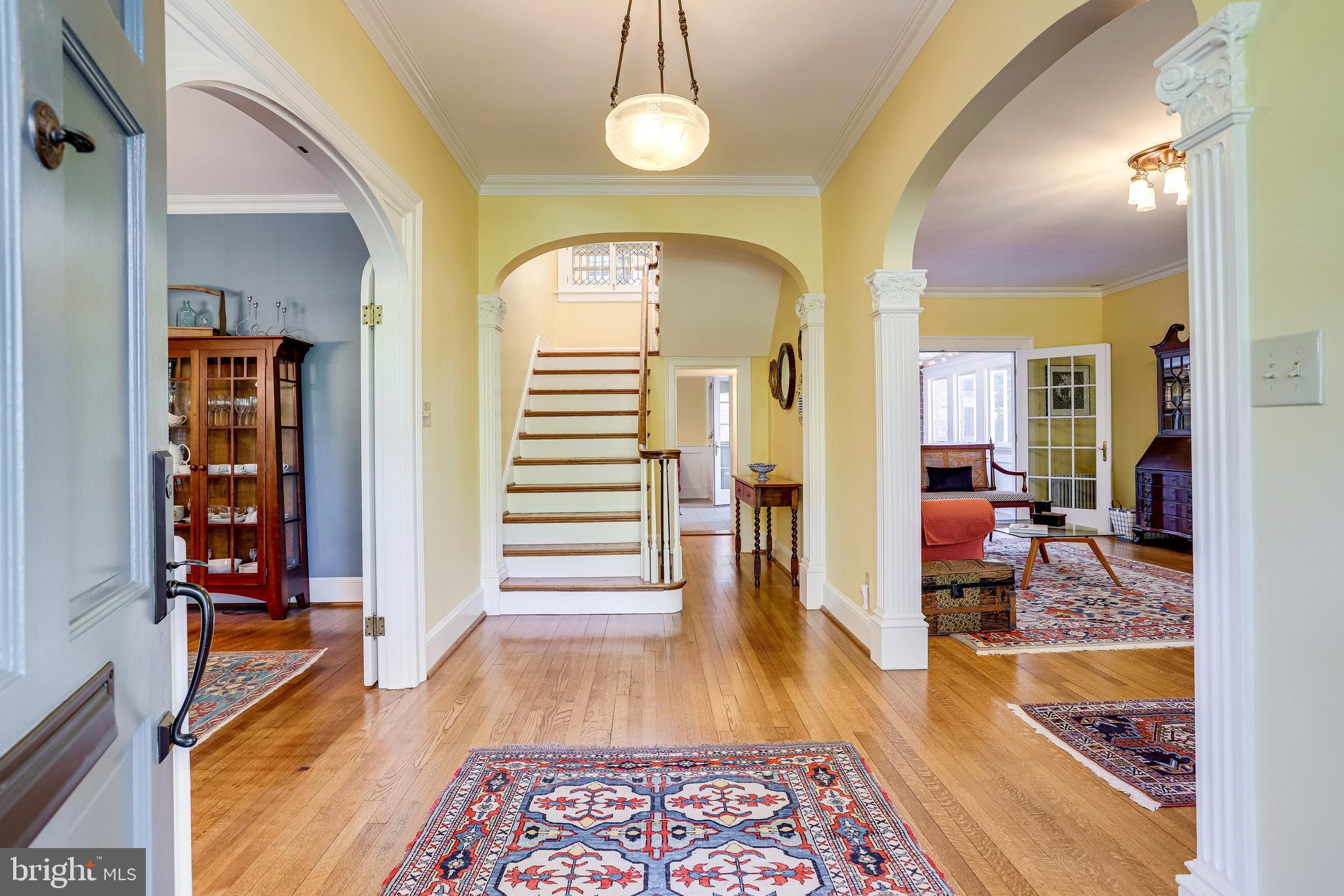 4924 Little Falls Road Arlington, VA 22207 - Photo 5 of 55 Gracious and Spacious Entry Foyer