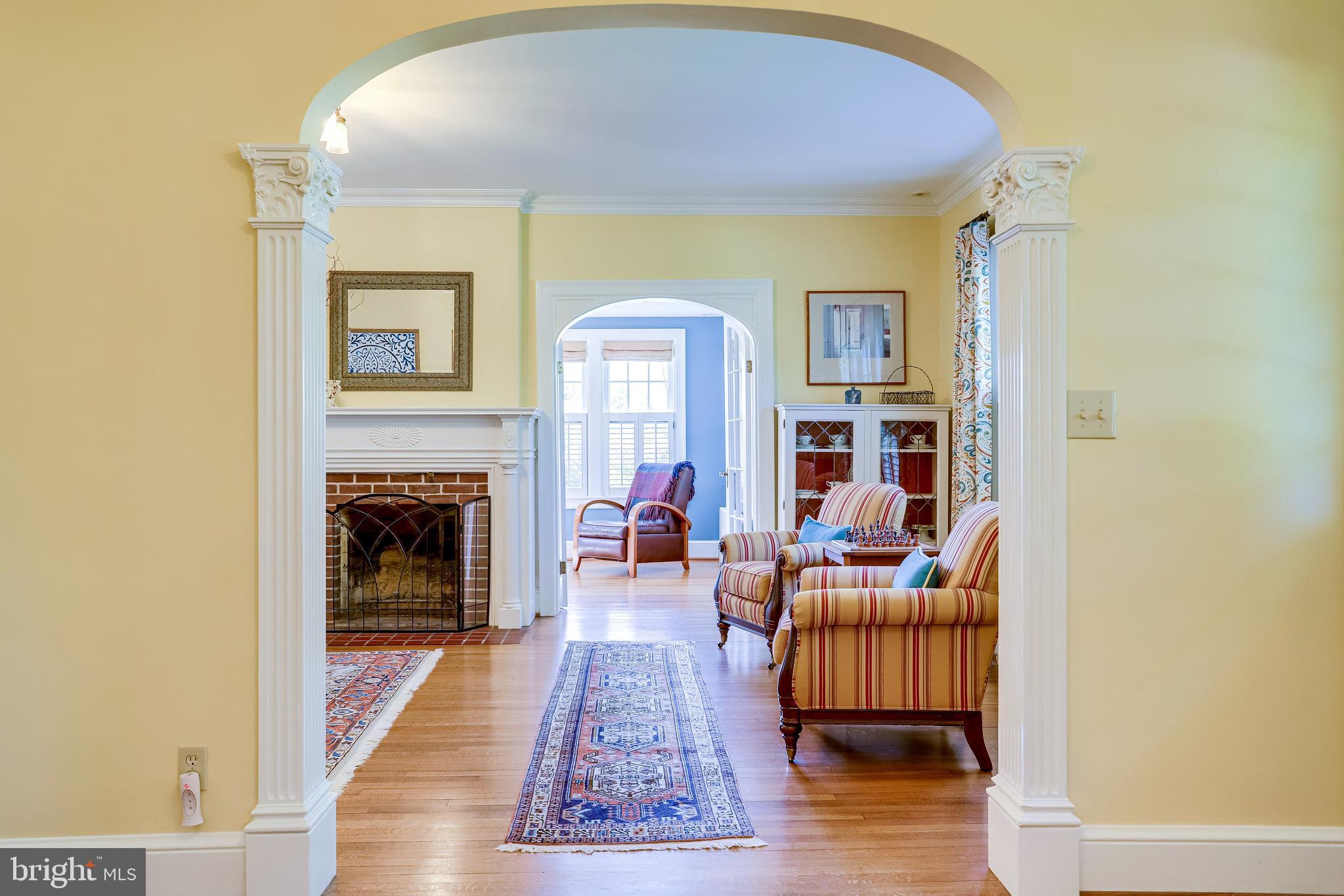 4924 Little Falls Road Arlington, VA 22207 - Photo 6 of 55 Arched Walkways and Custom Detailing Throughout