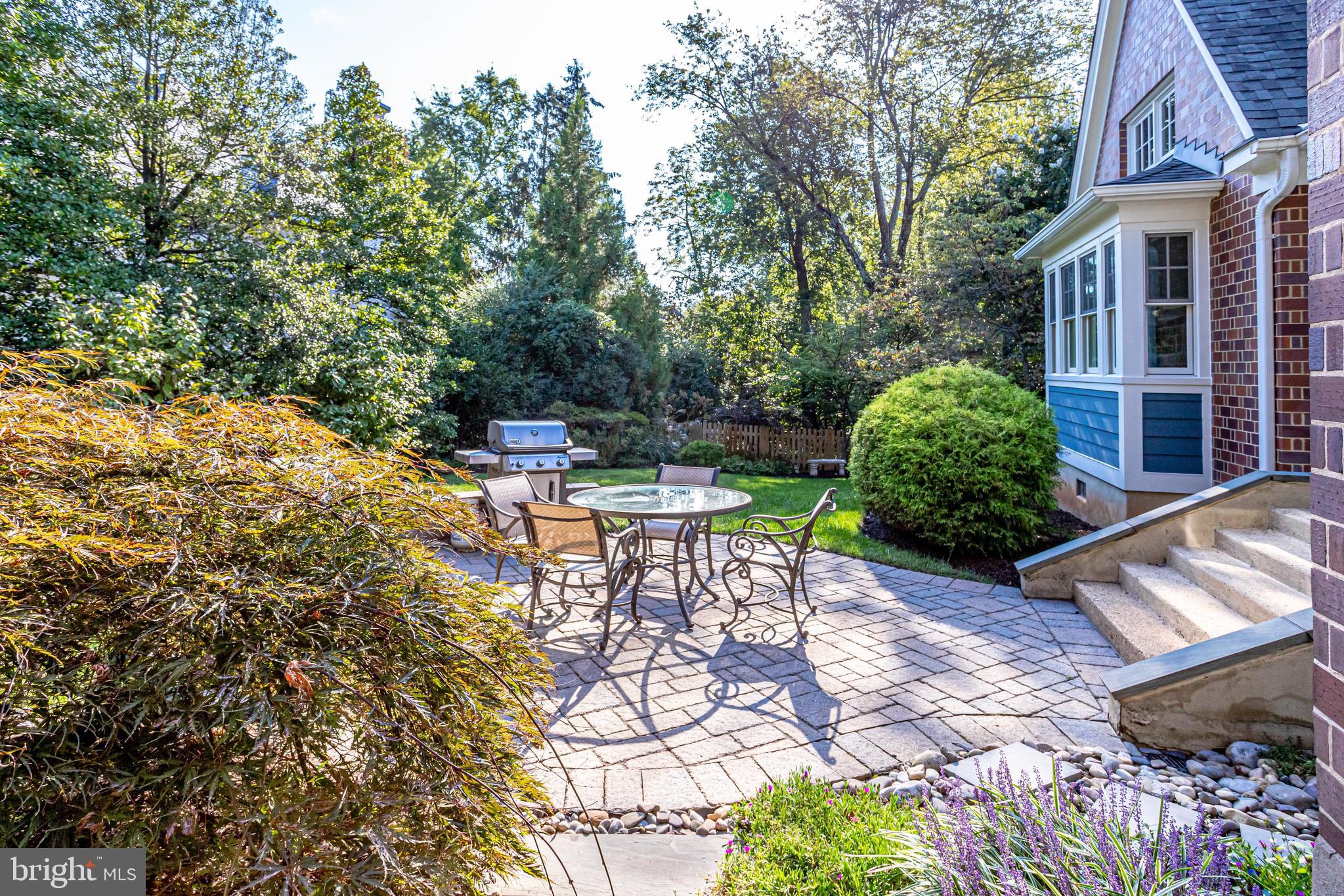 4924 Little Falls Road Arlington, VA 22207 - Photo 51 of 55 PRIVATE Paver Patio and Yard