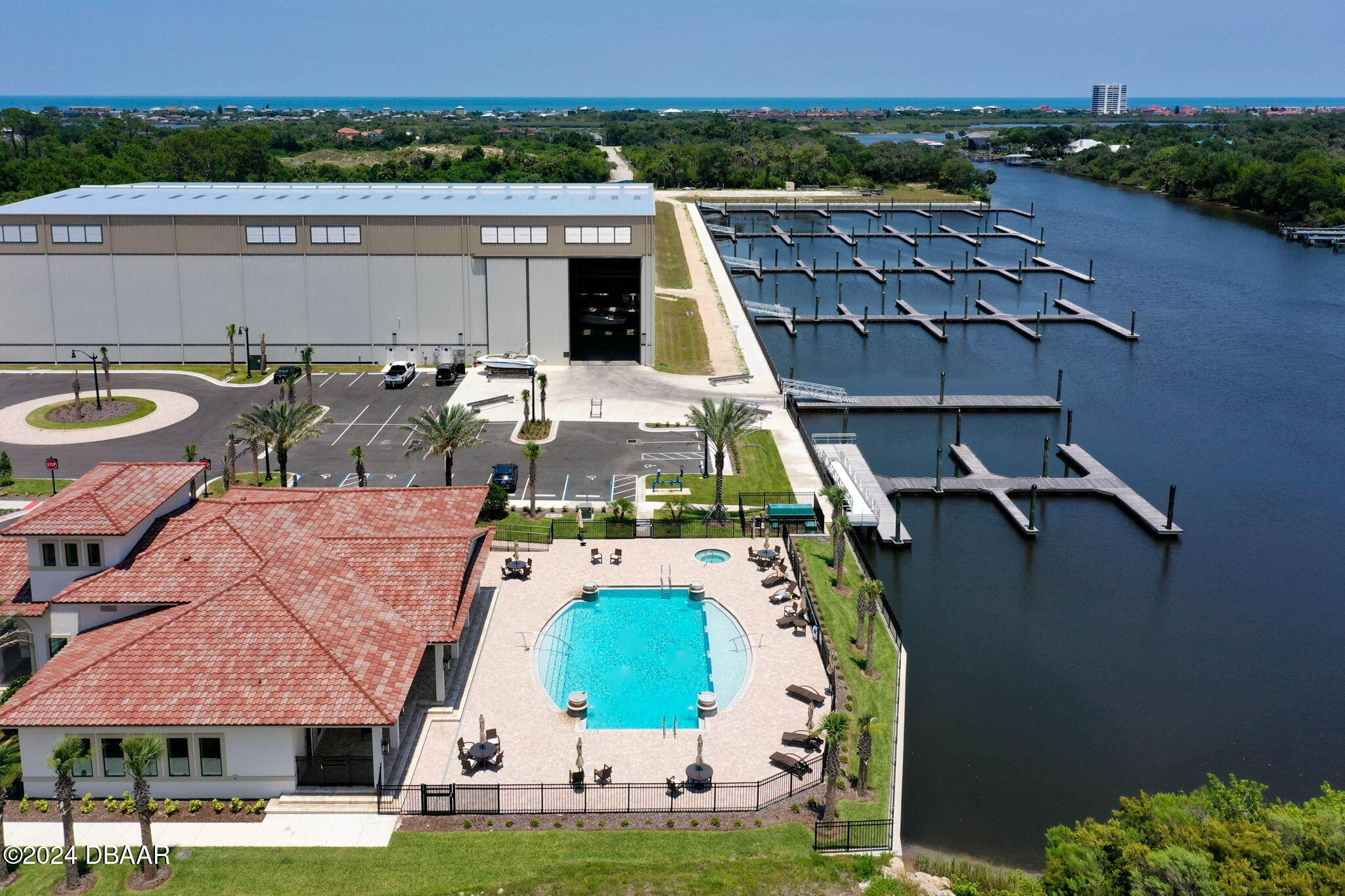 10 Rio Vista Drive Palm Coast, FL 32137 - Photo 18 of 39 an aerial view of a house with a garden and lake view