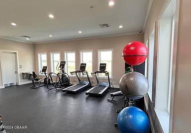 10 Rio Vista Drive Palm Coast, FL 32137 - Photo 35 of 39 a view of a room with gym equipment