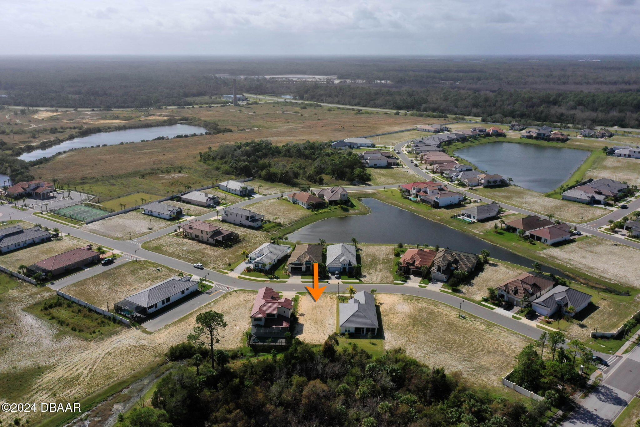 10 Rio Vista Drive Palm Coast, FL 32137 - Photo 6 of 39 an aerial view of a city with lots of residential buildings and ocean view in back