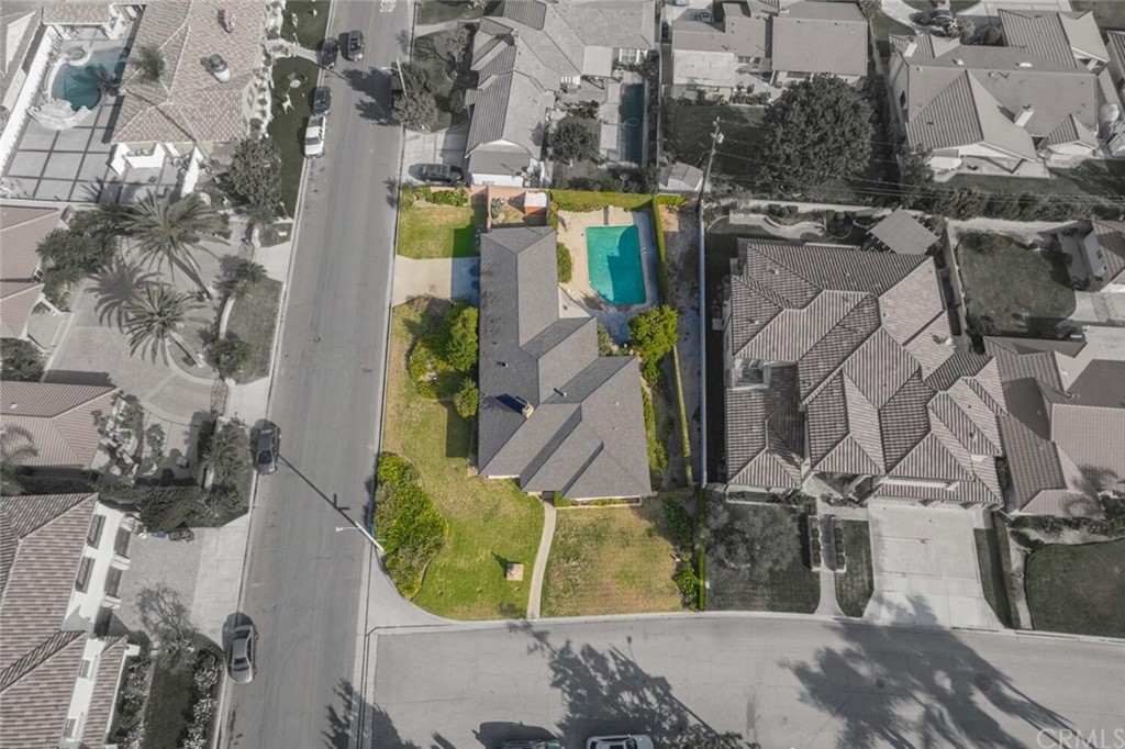 9505 Raviller Drive Downey, CA 90240 - Photo 53 of 54 an aerial view of houses with outdoor space