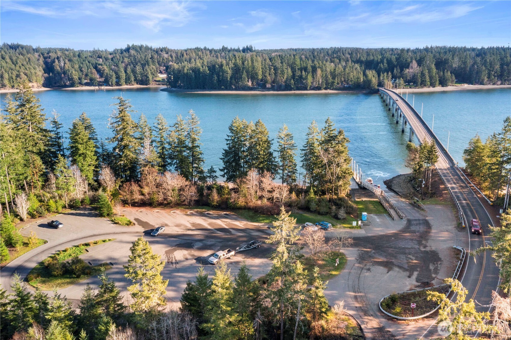 0 East Harstine Island Road South Shelton, WA 98584 - Photo 16 of 20 a view of a lake with a city