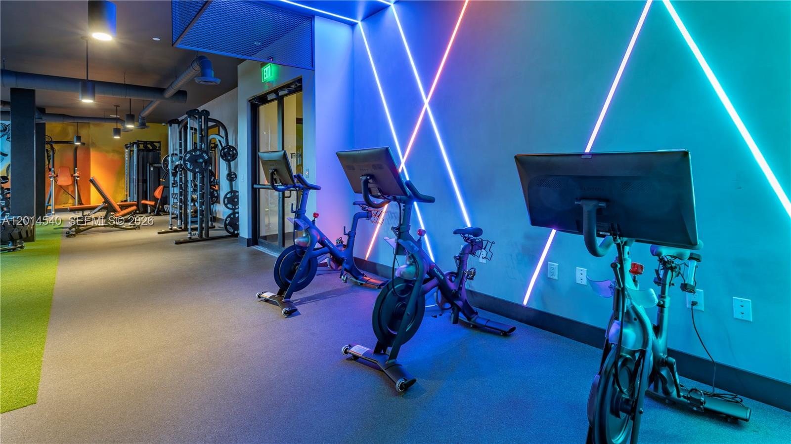 6970 Southwest 40th Street, Unit 224 Miami, FL 33155 - Photo 7 of 20 a view of a room with gym equipment