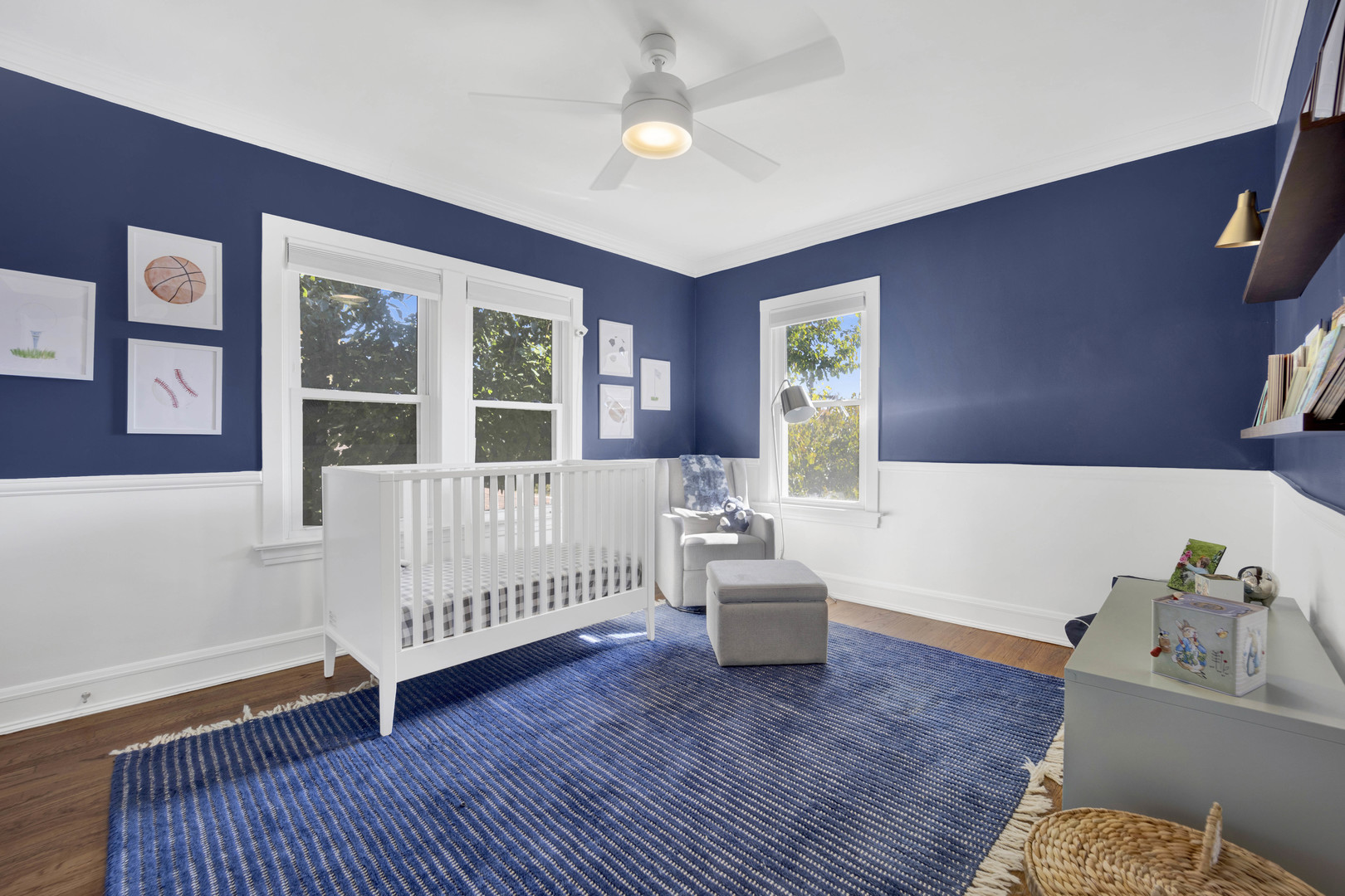 261 Herrick Road Riverside, IL 60546 - Photo 17 of 32 a bedroom with furniture and a wooden floor