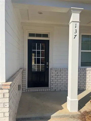 a view of front door of a house