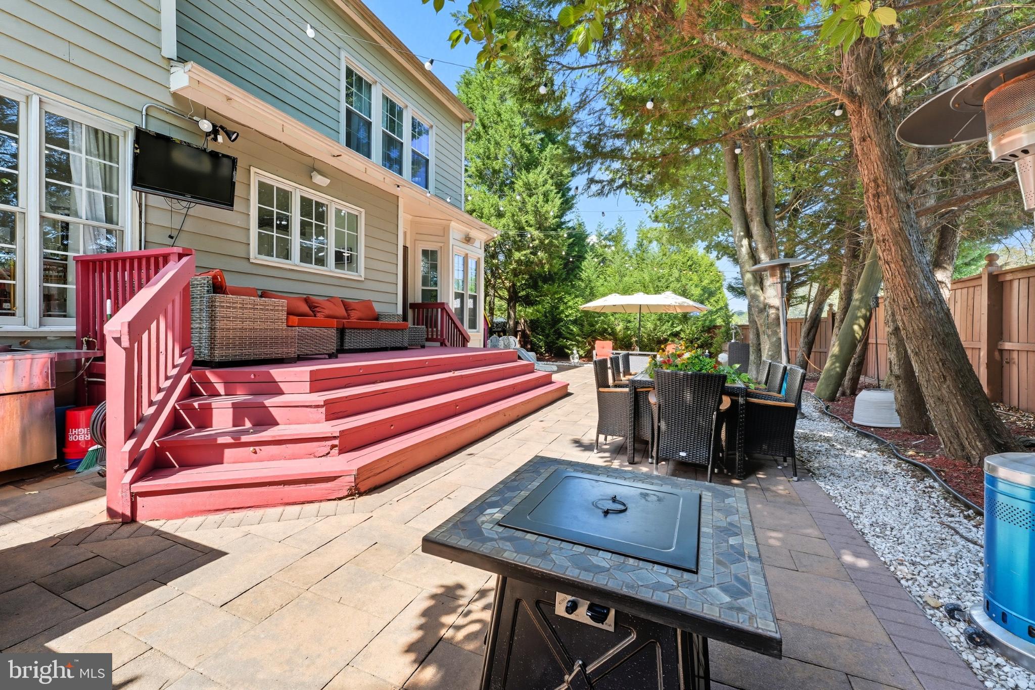 2725 Robaleed Way Herndon, VA 20171 - Photo 38 of 45 a view of a patio with a table chairs and a potted plant