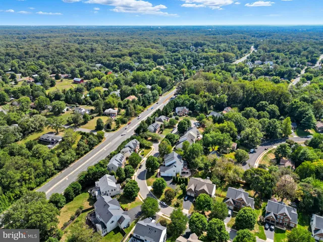 an aerial view of a city with lots of residential buildings