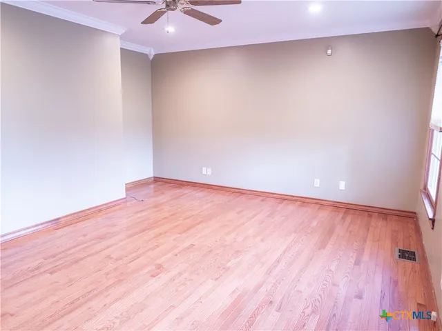 wooden floor in a room