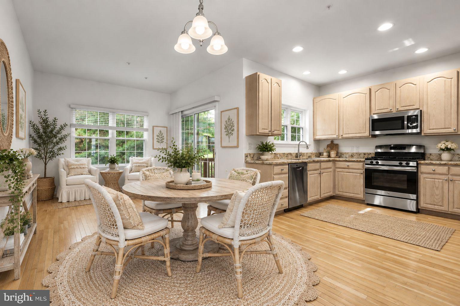 4226 Huntshire Road Randallstown, MD 21133 - Photo 16 of 73 Kitchen-Breakfast Room-Virtually Staged