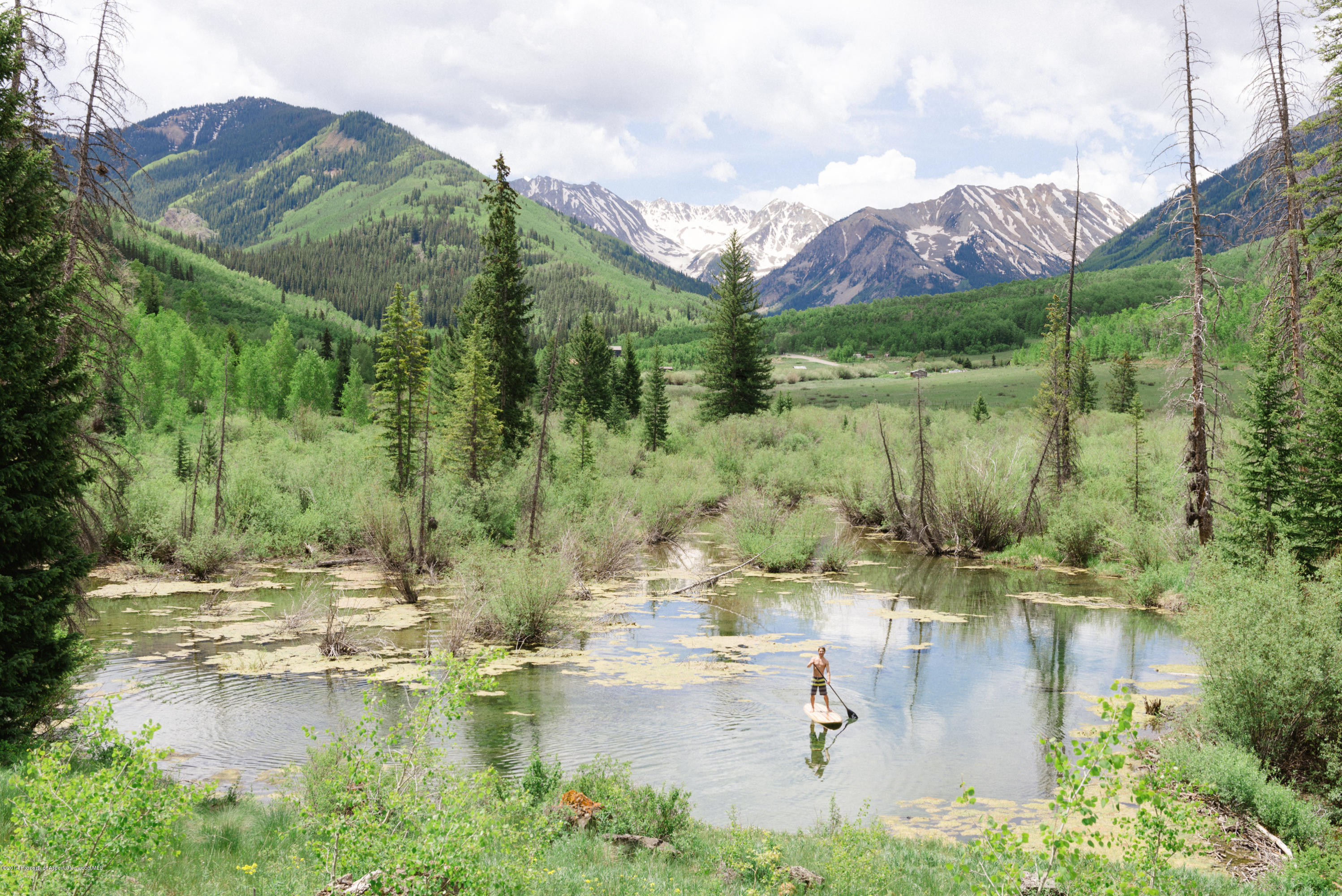 250 Express Creek Road Aspen, CO 81612 - Photo 2 of 40 Beaver Pond in Spring
