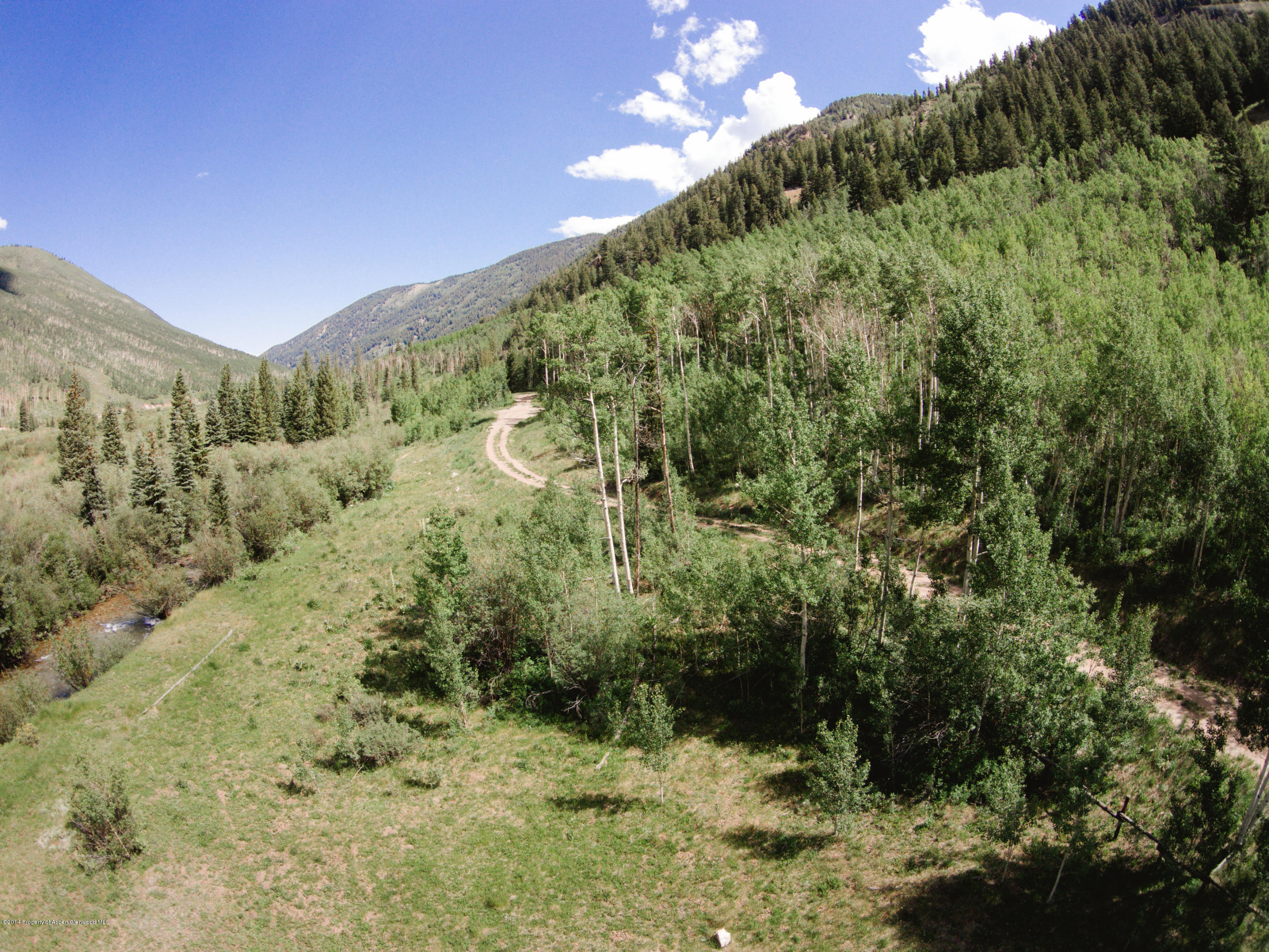 250 Express Creek Road Aspen, CO 81612 - Photo 6 of 40 Aerial photo of driveway