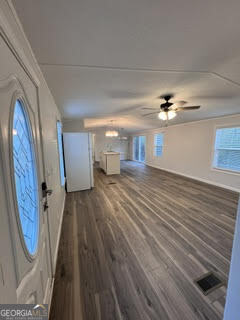 150 Back Street Metter, GA 30439 - Photo 2 of 21 a view of livingroom with furniture and chandelier fan