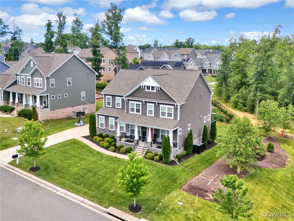 15324 Sultree Drive Midlothian, VA 23112 - Photo 3 of 48 a aerial view of a house with a yard and potted plants