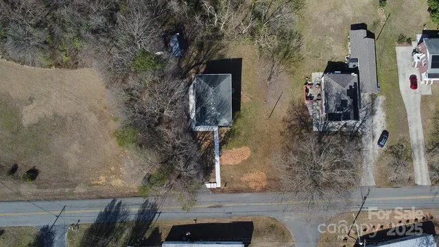 a bird view of a house