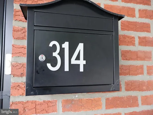 a front view of a house with a door