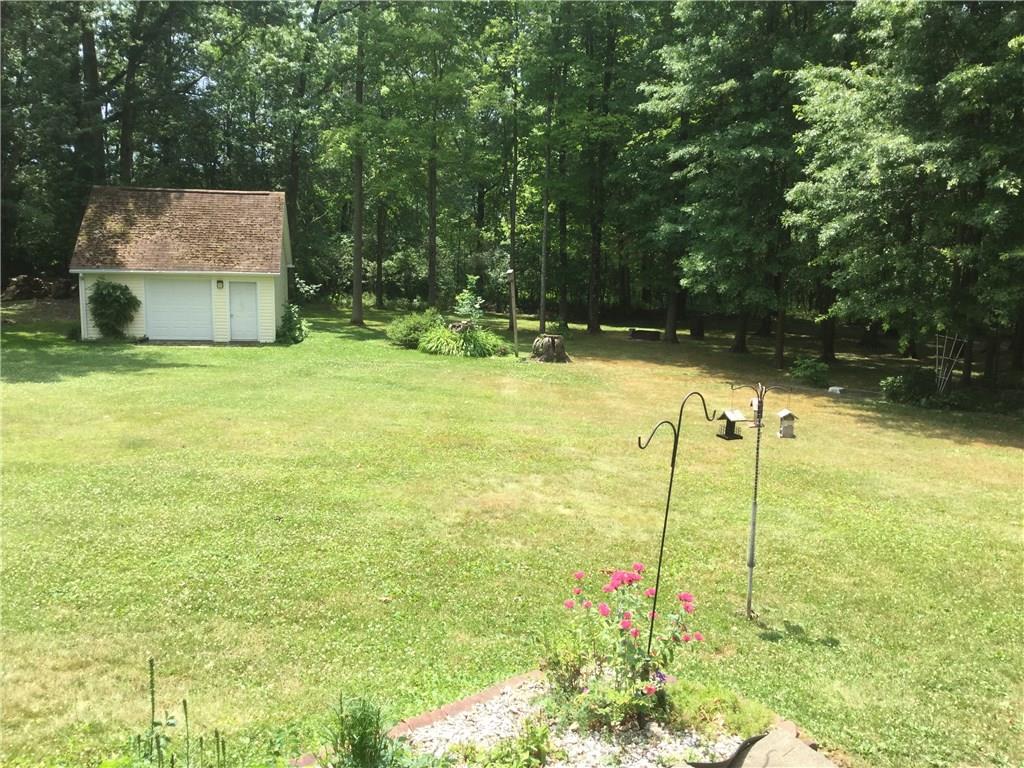 296 South Keel Ridge Road Hermitage, PA 16148 - Photo 24 of 25 VIEW FROM THE SUNROOM STEPS WHERE WILDLIFE CAN BE SPOTTED.