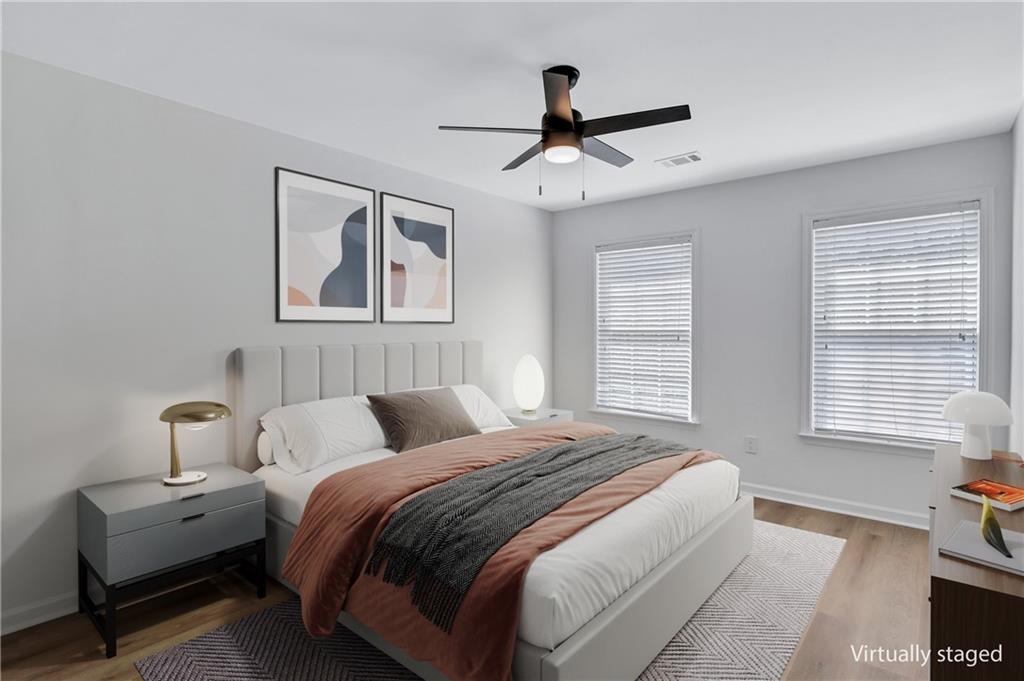 2540 Willow Grove Road, Unit 15 Acworth, GA 30101 - Photo 23 of 35 a bedroom with a large bed and a window