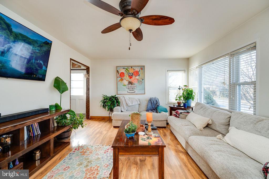 504 Harding Avenue Reading, PA 19607 - Photo 10 of 45 a living room with furniture potted plant floor to ceiling windows and a potted plant