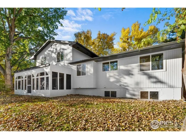 a house view with a garden space
