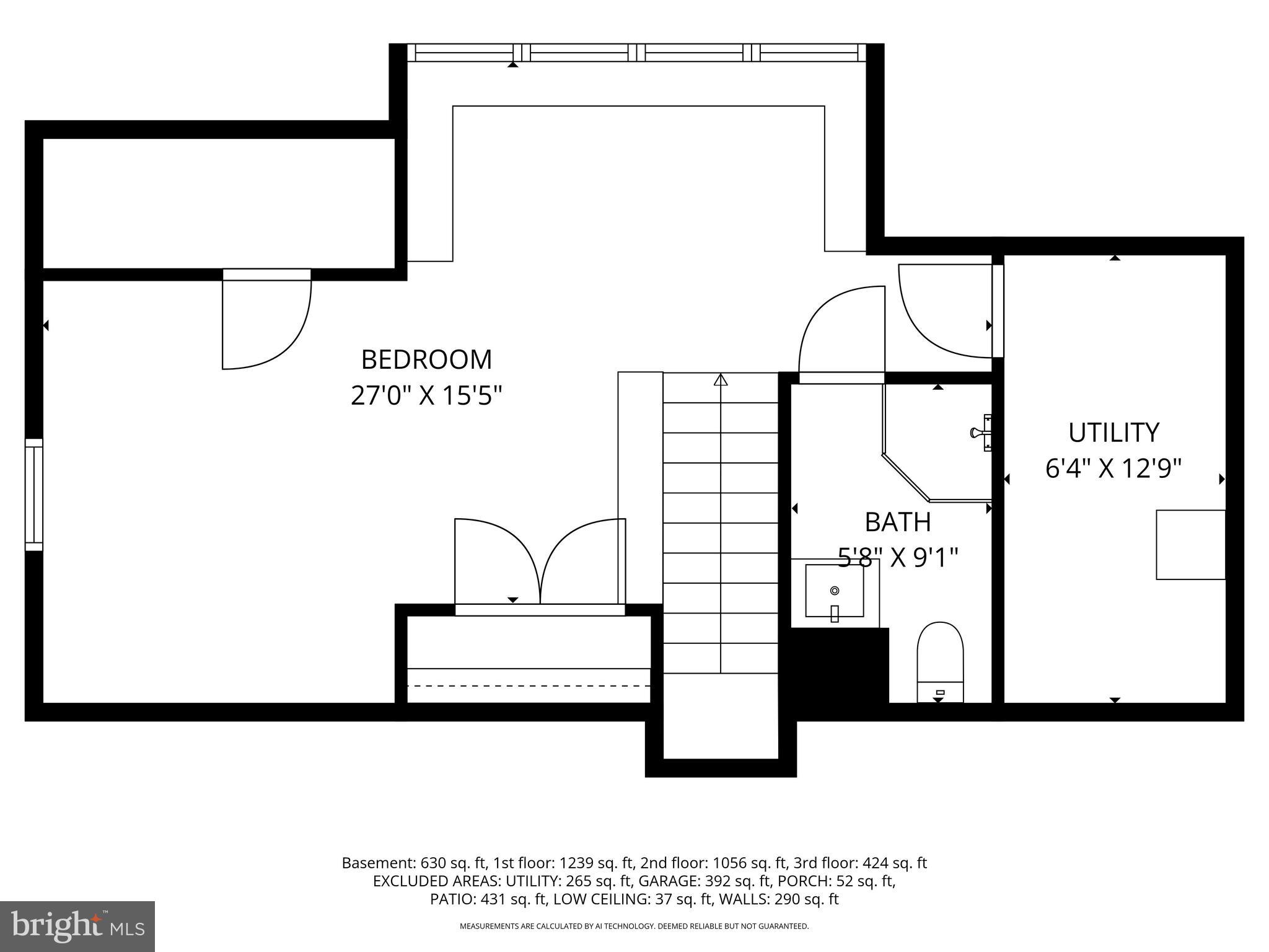 5700 Greenleaf Road Baltimore, MD 21210 - Photo 41 of 42 Third floor floorplan