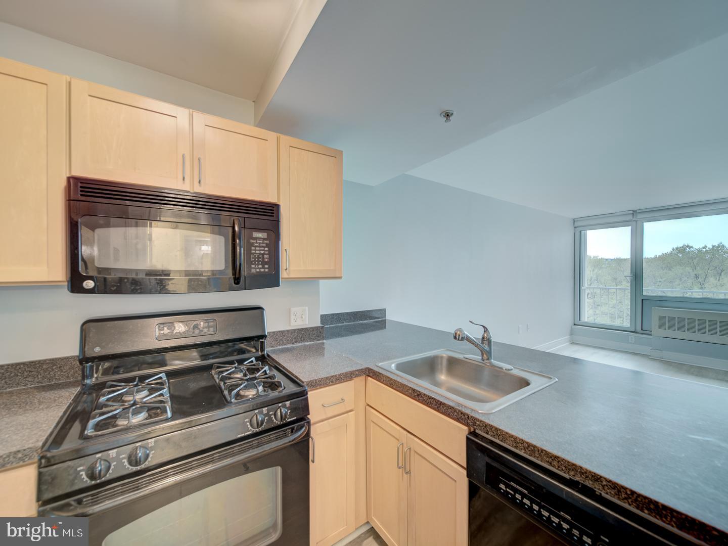 800 4th Street Southwest, Unit N703 Washington, DC 20024 - Photo 14 of 25 a kitchen with a stove and a sink