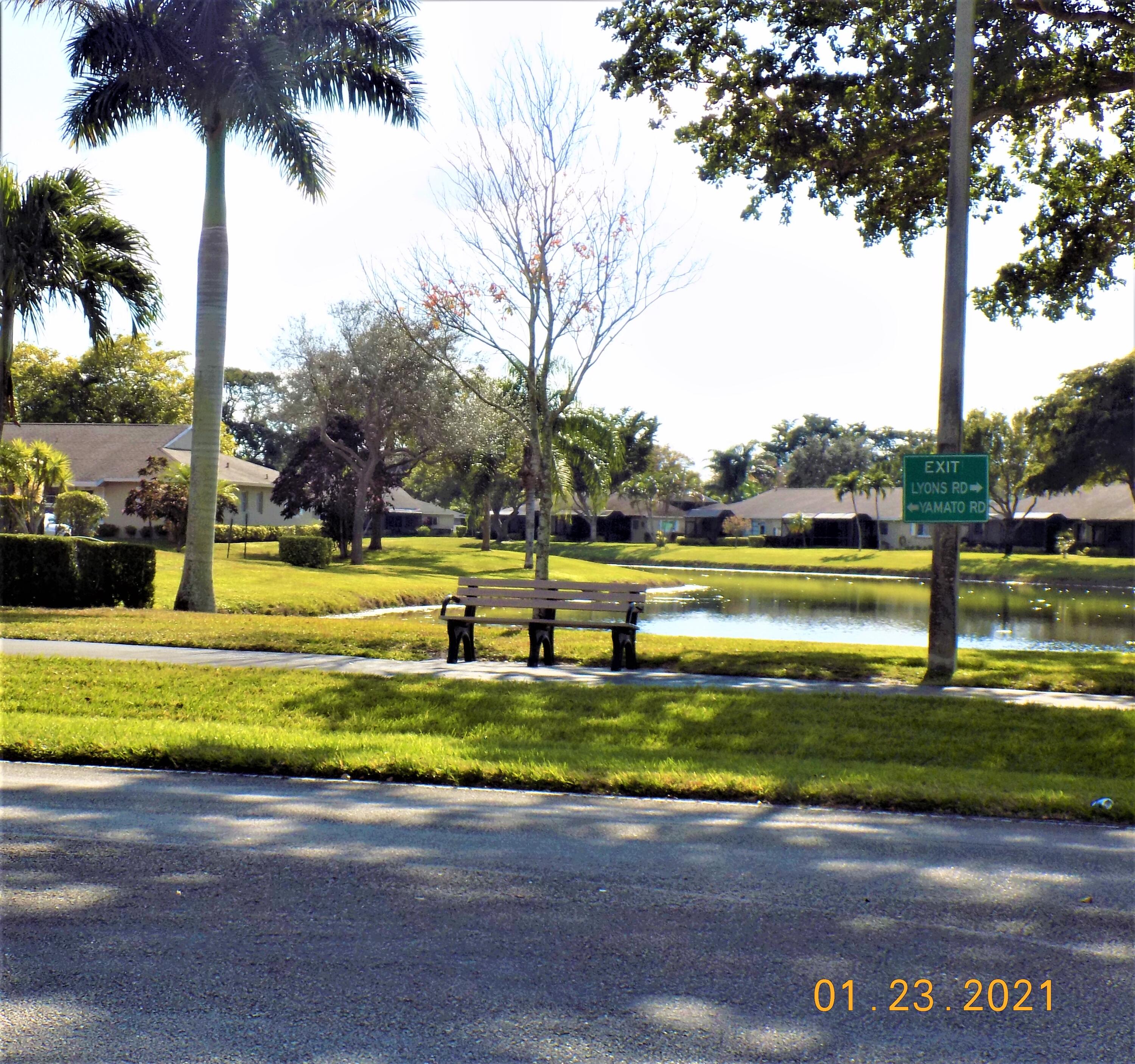 18739 Argosy Drive Boca Raton, FL 33496 - Photo 21 of 25 BENCH BY LAKE 3 BEST