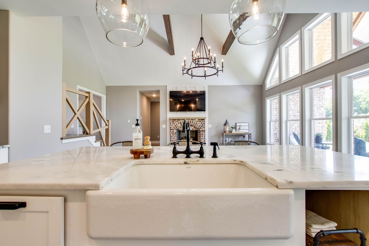 2502 Armstrong Valley Road Murfreesboro, TN 37128 - Photo 11 of 31 a kitchen with a sink and a refrigerator