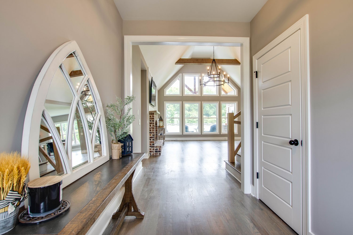 2502 Armstrong Valley Road Murfreesboro, TN 37128 - Photo 5 of 31 a view of a livingroom with wooden floor and furniture