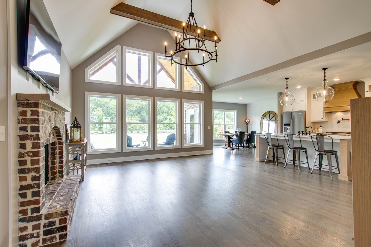 2502 Armstrong Valley Road Murfreesboro, TN 37128 - Photo 7 of 31 a view of empty room with wooden floor and fan